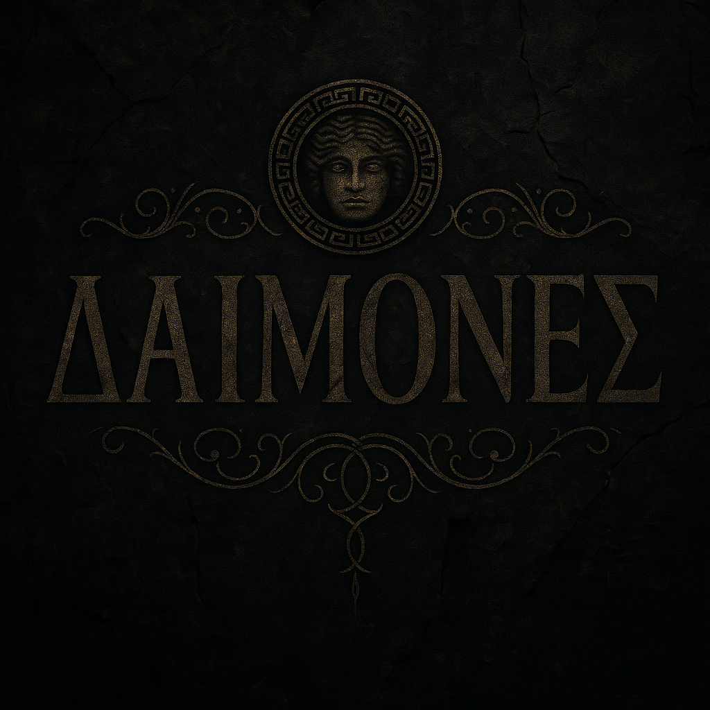 Ornamentación clásica de ΔΑΙΜΟΝΕΣ
